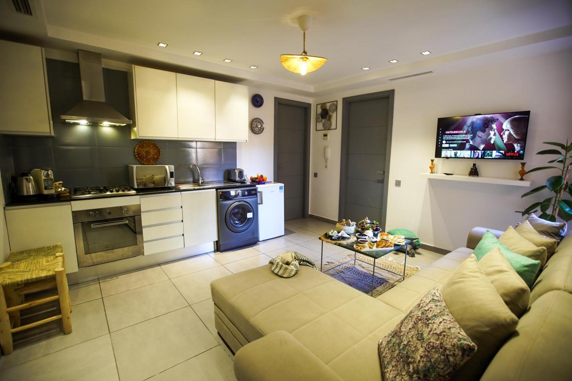 Lovely 2-Bedroom With Ac-Netflix-Nespreso مراكش المظهر الخارجي الصورة