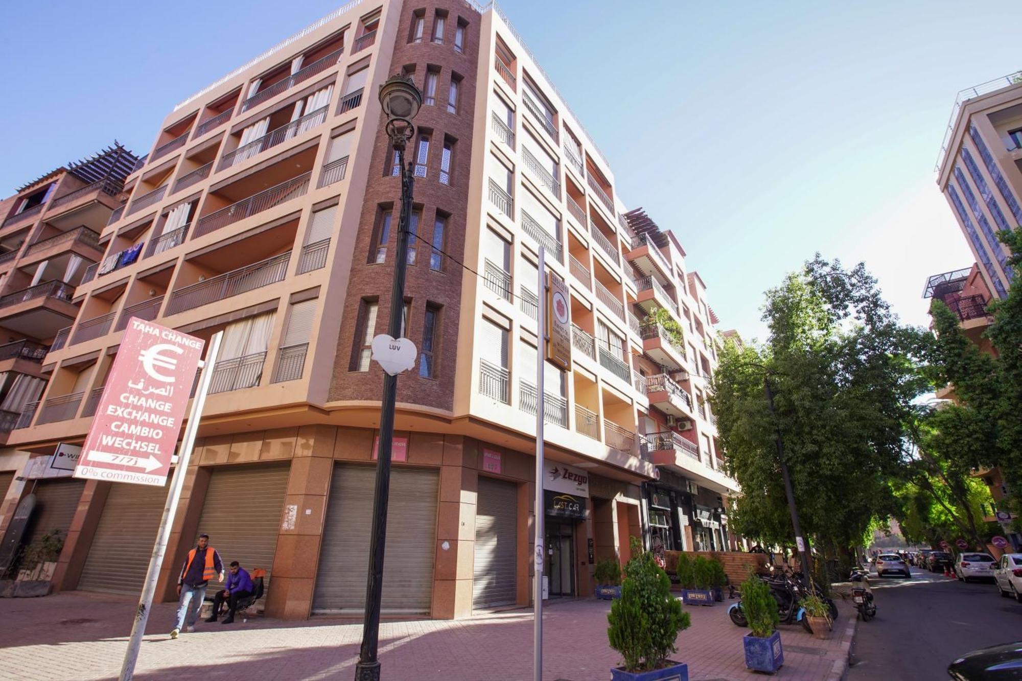 Lovely 2-Bedroom With Ac-Netflix-Nespreso مراكش المظهر الخارجي الصورة